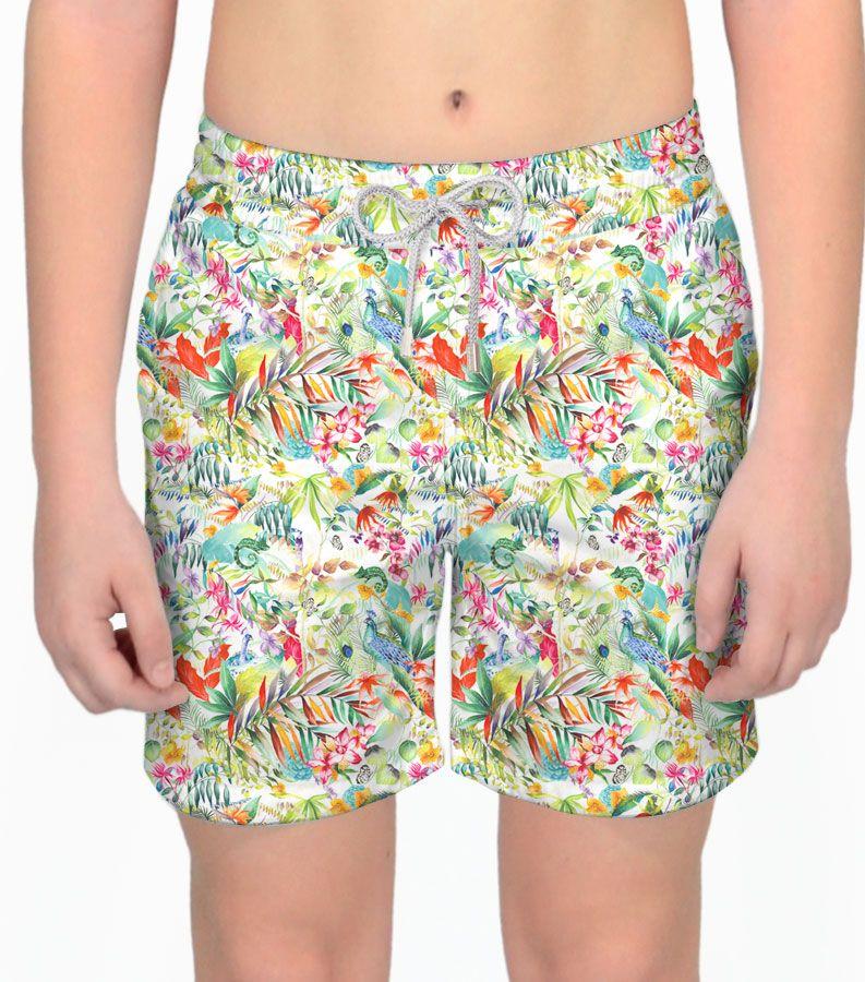 Zeybra COSTUME BAMBINO BOTANIC BIANCO Acquista Ora