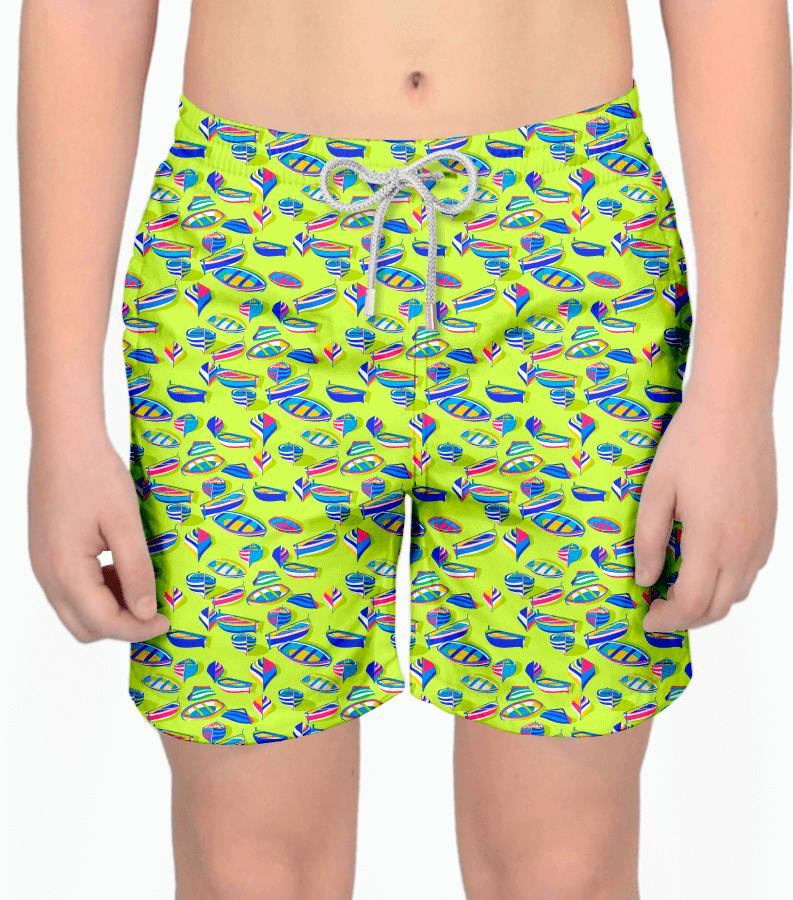 Zeybra COSTUME BAMBINO BARCHE LIME Presa