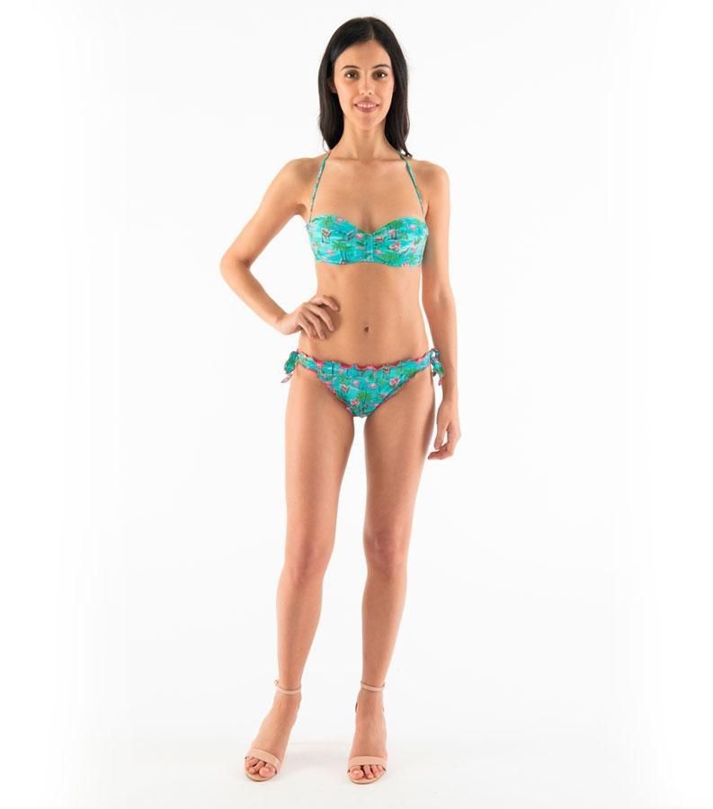 Zeybra SLIP DONNA ARRICCIATO FENICOTTERI ACQUA Consegna Veloce