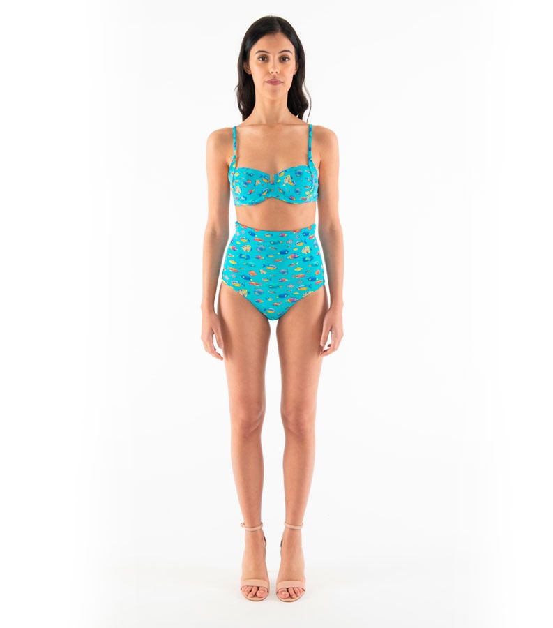 Zeybra COSTUME DONNA A BALCONCINO PESCI HAWAY Convenienza