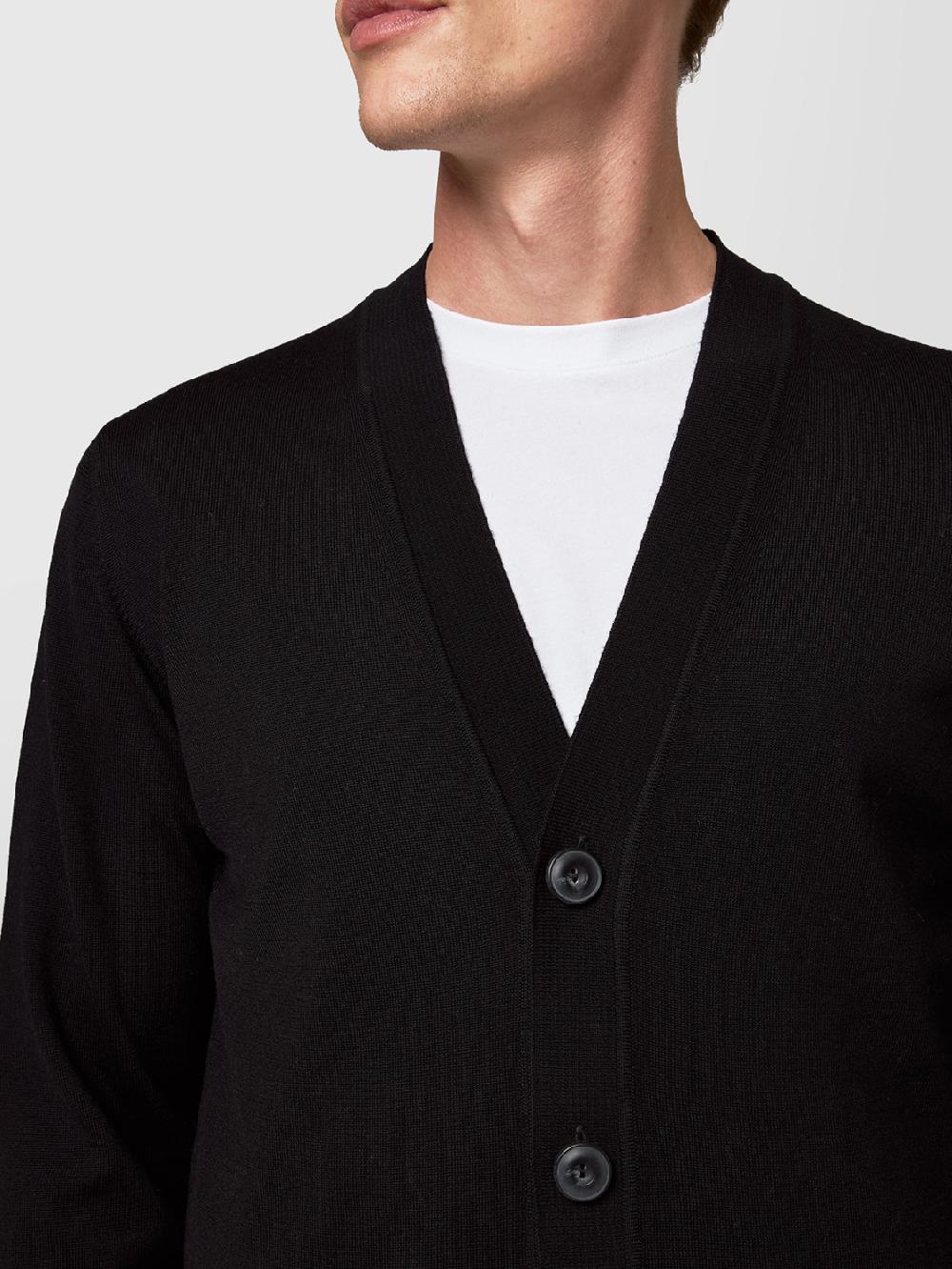 Alpha studio CARDIGAN TOPPE IN MERINOS Sottocosto