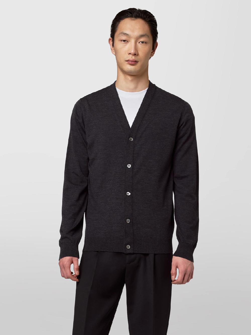 Alpha studio CARDIGAN IN MERINOS ULTRAFINE Promozione Limitata