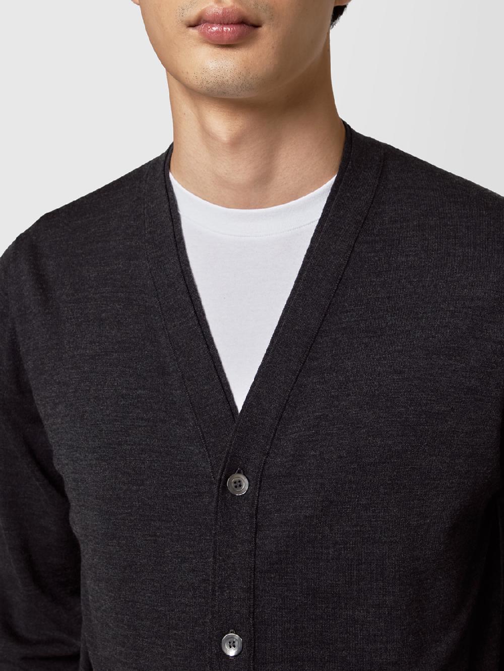 Alpha studio CARDIGAN IN MERINOS ULTRAFINE Promozione Limitata