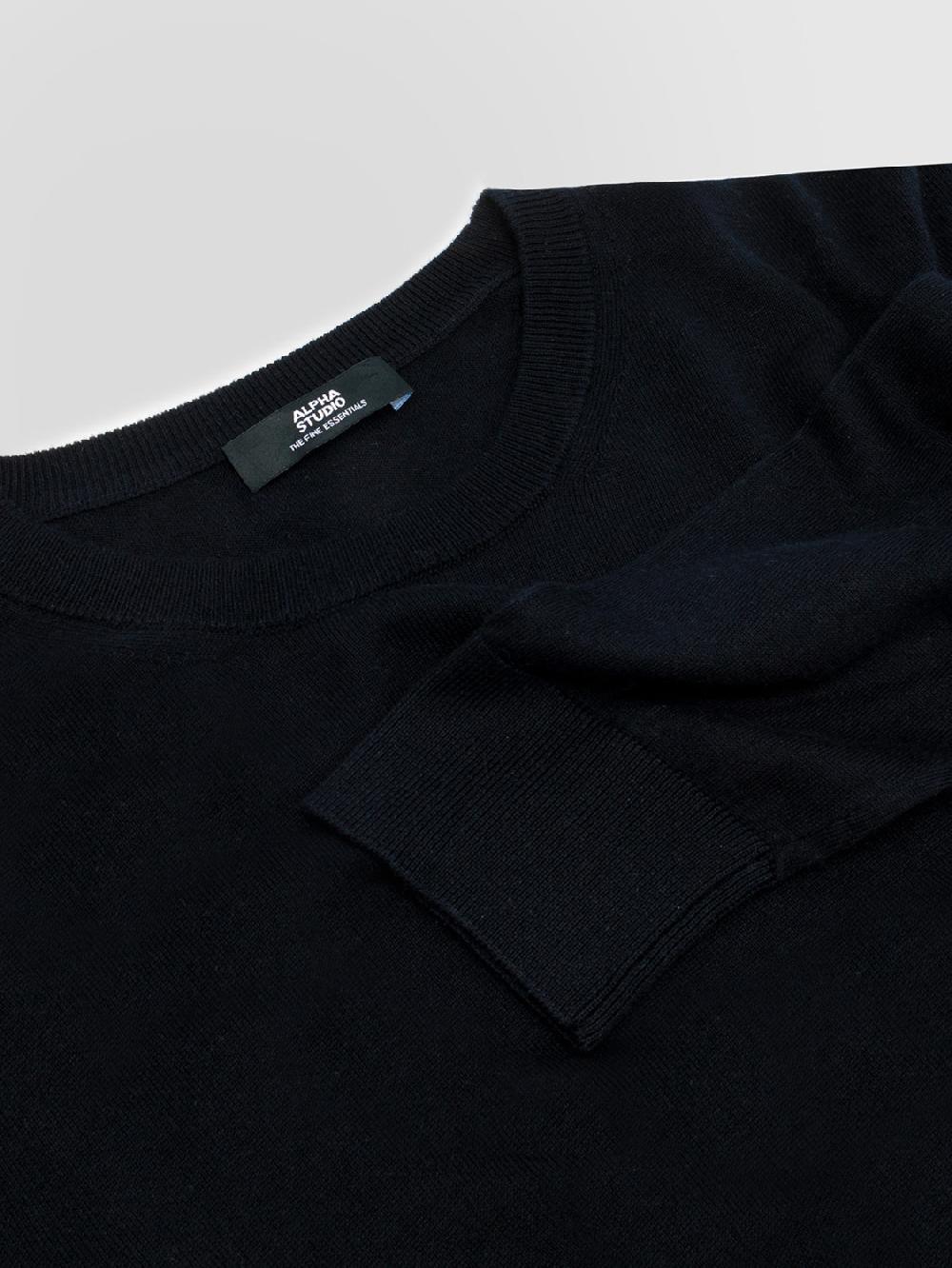 Alpha studio GIROCOLLO IN SETA E CASHMERE Affare Del Giorno