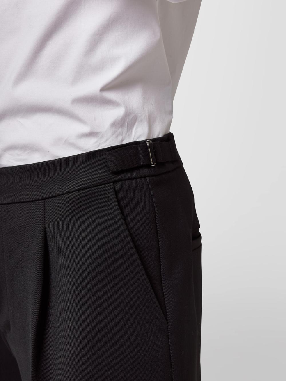 Alpha studio PANTALONE OVER IN GABARDINA DI LANA Offerte
