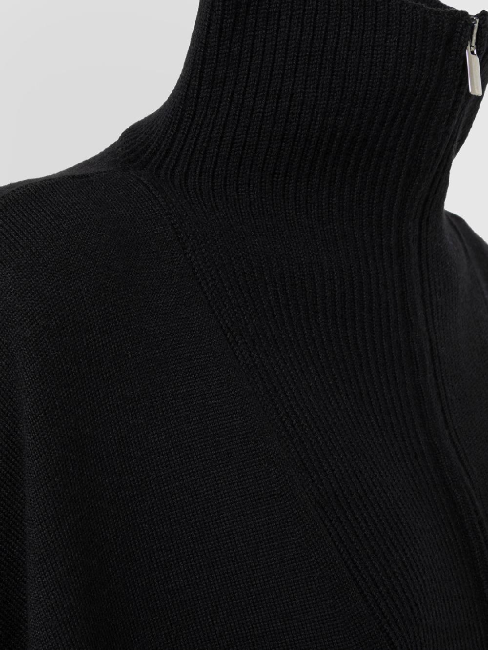 Alpha studio LUPETTO ZIP PONCHO RASATO Nuovo