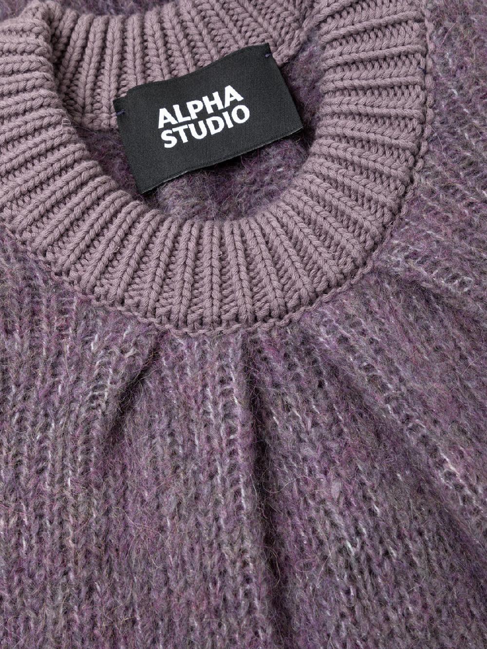 Alpha studio GIROCOLLO S/M KIMONO RASATO Saldi Di Fabbrica