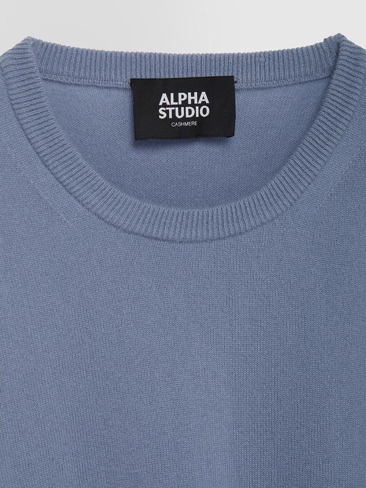 Alpha studio GIROCOLLO BASIC IN CASHMERE Shopping Online