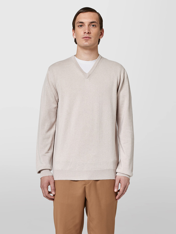Alpha studio SCOLLO A V BASIC IN CASHMERE Prezzo Ridotto