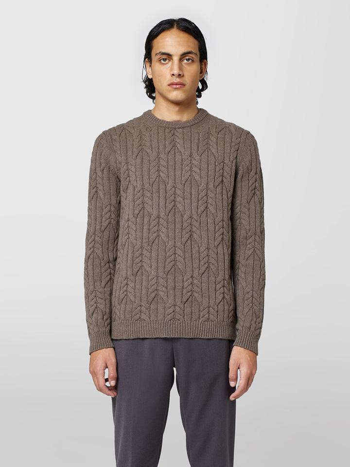 Alpha studio GIROCOLLO IN CASHMERE TRECCIA Convenienza