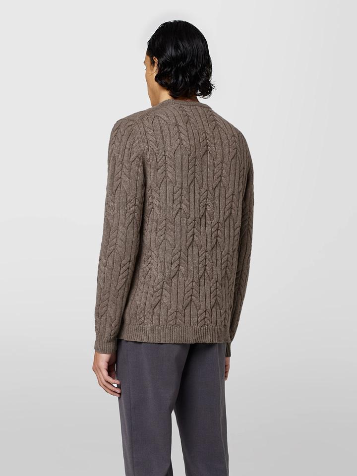 Alpha studio GIROCOLLO IN CASHMERE TRECCIA Convenienza