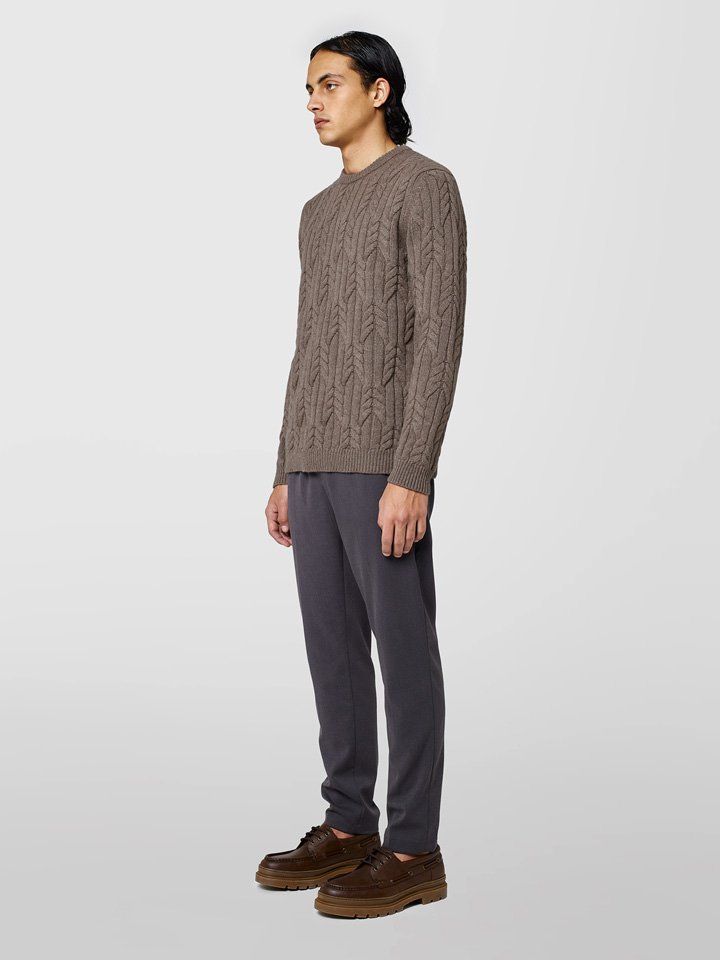 Alpha studio GIROCOLLO IN CASHMERE TRECCIA Convenienza