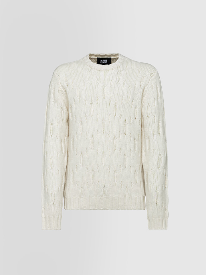 Alpha studio GIROCOLLO SPECIAL KNIT Presa