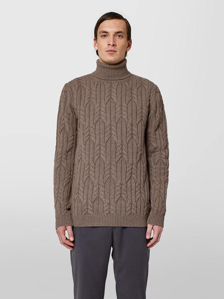 Alpha studio CICLISTA IN CASHMERE TRECCIA In Vendita