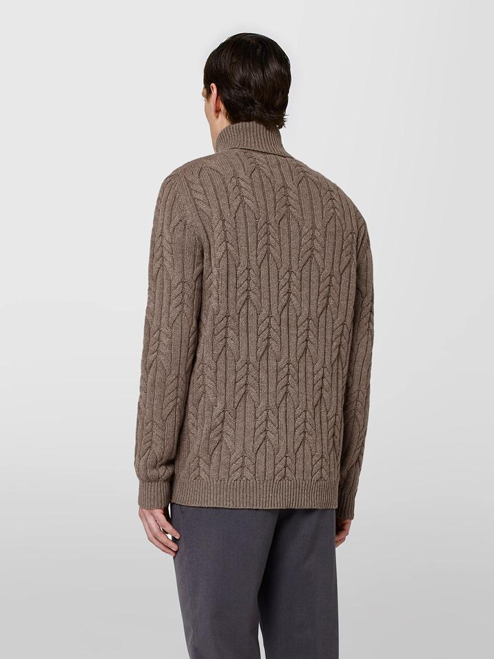 Alpha studio CICLISTA IN CASHMERE TRECCIA In Vendita